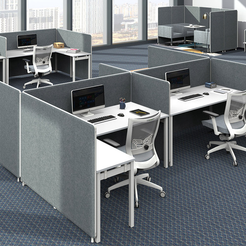 높이 1570 사무실 책상 가림막 회사 칸막이용 플랫 30T 펠트 패널 파티션