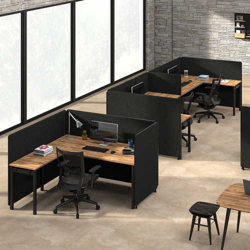 높이 1570 사무실 책상 가림막 회사 칸막이용 플랫 30T 펠트 패널 파티션